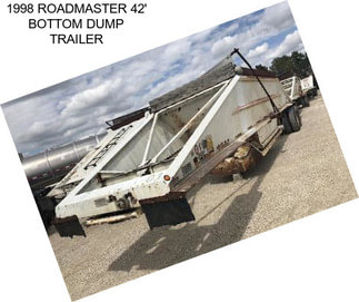 1998 ROADMASTER 42\' BOTTOM DUMP TRAILER