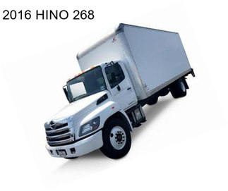 2016 HINO 268