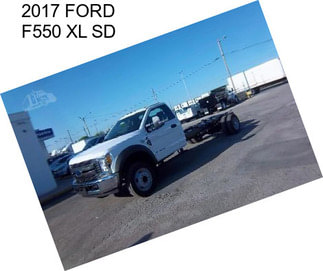 2017 FORD F550 XL SD