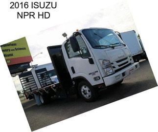 2016 ISUZU NPR HD