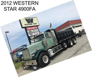 2012 WESTERN STAR 4900FA