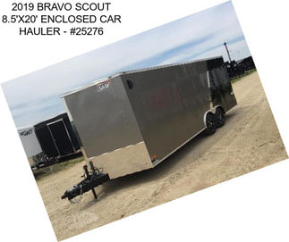 2019 BRAVO SCOUT 8.5\'X20\' ENCLOSED CAR HAULER - #25276