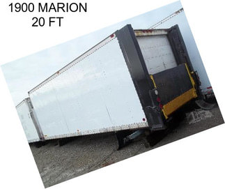 1900 MARION 20 FT