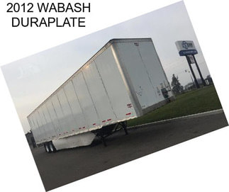 2012 WABASH DURAPLATE