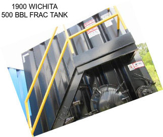 1900 WICHITA 500 BBL FRAC TANK