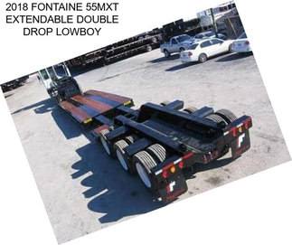 2018 FONTAINE 55MXT EXTENDABLE DOUBLE DROP LOWBOY