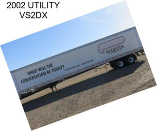 2002 UTILITY VS2DX