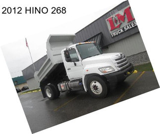 2012 HINO 268