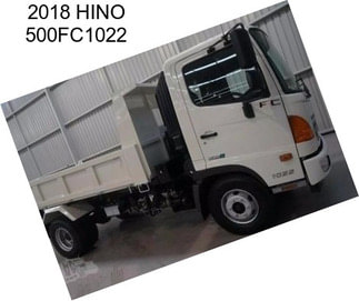 2018 HINO 500FC1022