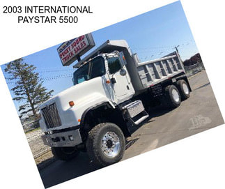 2003 INTERNATIONAL PAYSTAR 5500