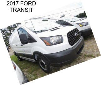 2017 FORD TRANSIT