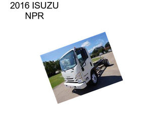 2016 ISUZU NPR