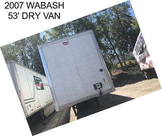 2007 WABASH 53\' DRY VAN