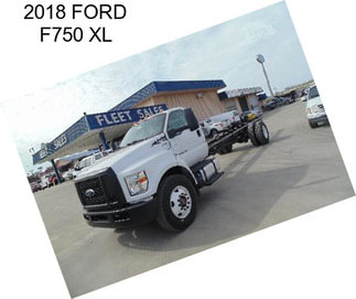 2018 FORD F750 XL