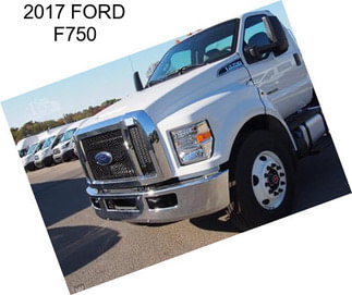 2017 FORD F750