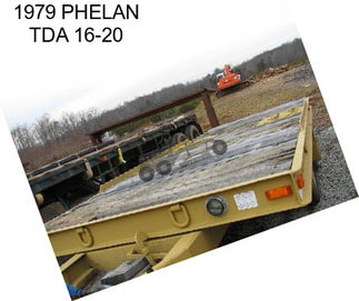 1979 PHELAN TDA 16-20