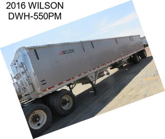 2016 WILSON DWH-550PM