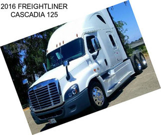 2016 FREIGHTLINER CASCADIA 125