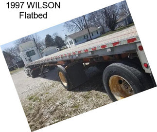 1997 WILSON Flatbed