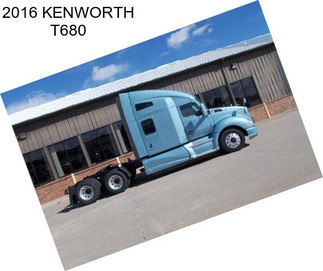 2016 KENWORTH T680