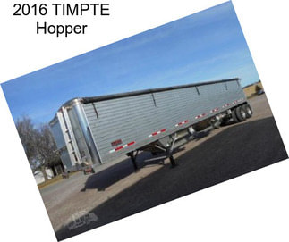 2016 TIMPTE Hopper