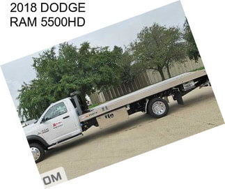 2018 DODGE RAM 5500HD