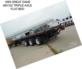 1999 GREAT DANE 48X102 TRIPLE-AXLE FLAT-BED