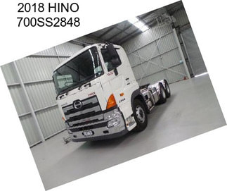 2018 HINO 700SS2848