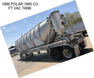 1996 POLAR 1660 CU FT VAC TANK