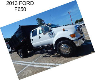 2013 FORD F650