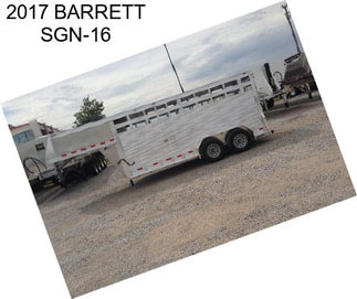 2017 BARRETT SGN-16