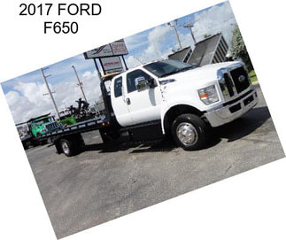 2017 FORD F650