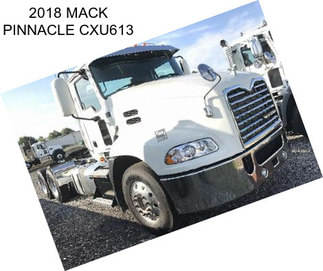 2018 MACK PINNACLE CXU613