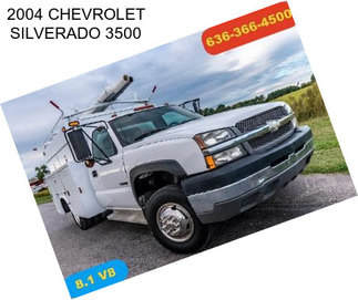 2004 CHEVROLET SILVERADO 3500