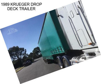 1989 KRUEGER DROP DECK TRAILER