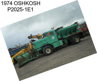 1974 OSHKOSH P2025-1E1