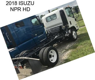 2018 ISUZU NPR HD