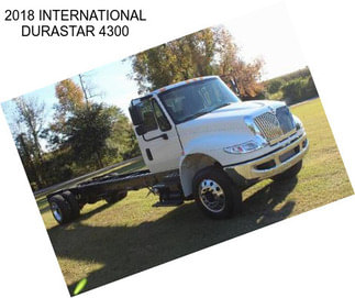 2018 INTERNATIONAL DURASTAR 4300