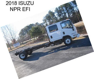 2018 ISUZU NPR EFI