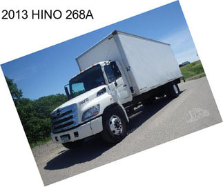 2013 HINO 268A