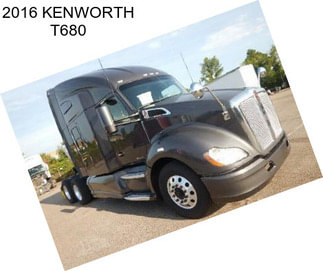 2016 KENWORTH T680