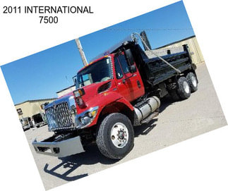 2011 INTERNATIONAL 7500