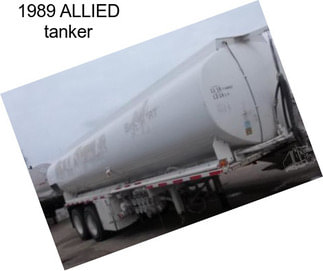 1989 ALLIED tanker