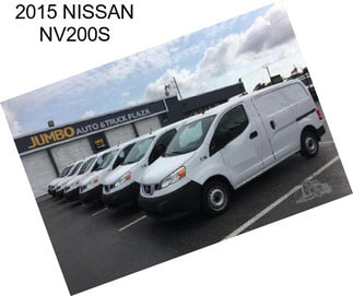 2015 NISSAN NV200S