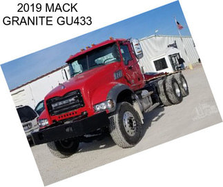 2019 MACK GRANITE GU433