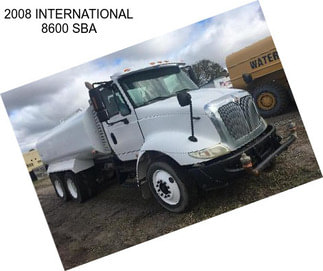 2008 INTERNATIONAL 8600 SBA