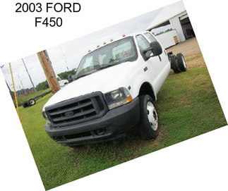 2003 FORD F450