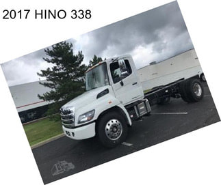 2017 HINO 338