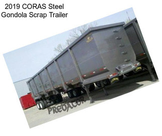 2019 CORAS Steel Gondola Scrap Trailer