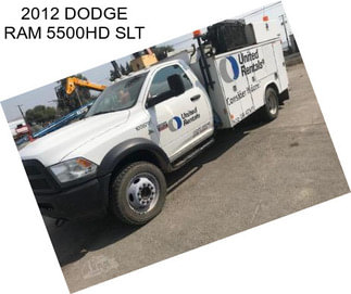 2012 DODGE RAM 5500HD SLT